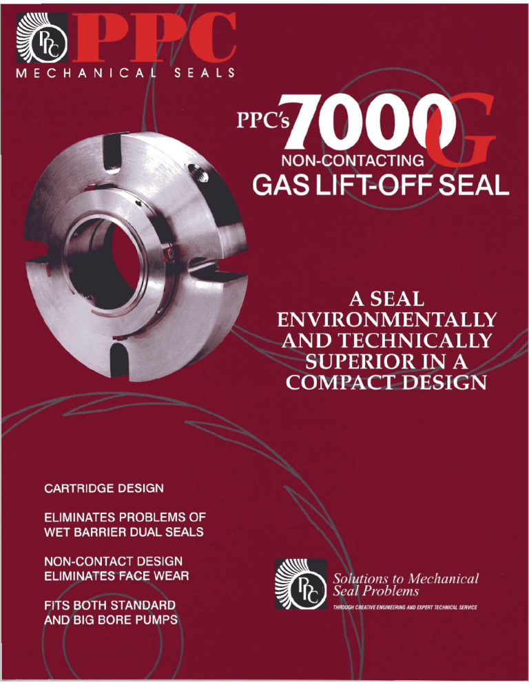 7000G PPC Mechanical Seals