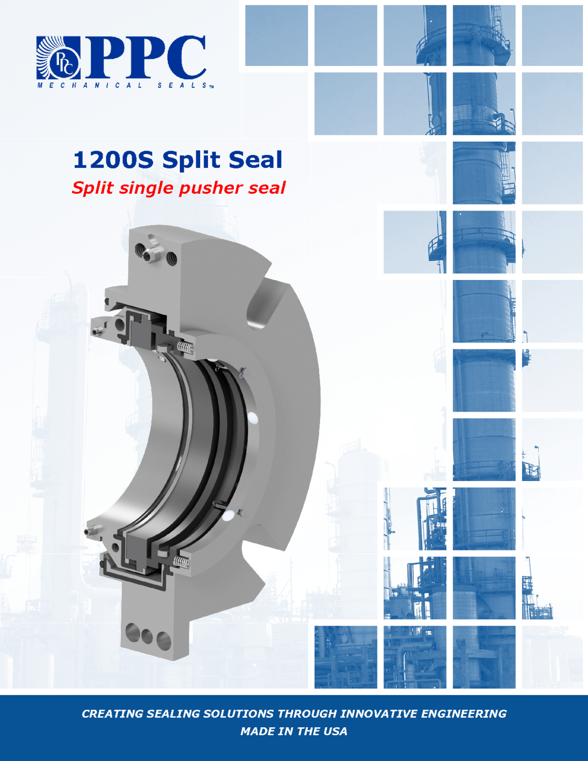 1200S Split Single Seal PPC Mechanical Seals